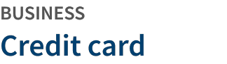 Business credit cards