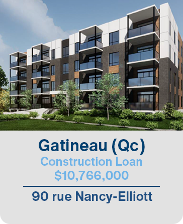 Gatineau (Qc) Construction Loan $10,766,000 90 rue Nancy-Elliott