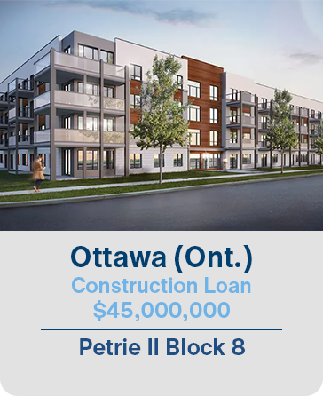 Ottawa (Ont.) Construction Loan  $45,000,000 Petrie II Block 8