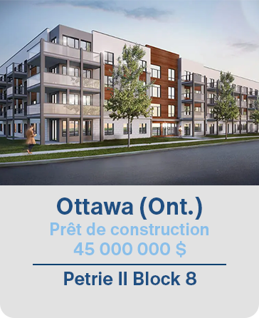 Ottawa (Ont.) Prêt de construction 45 000 000 $ Petrie II Block 8